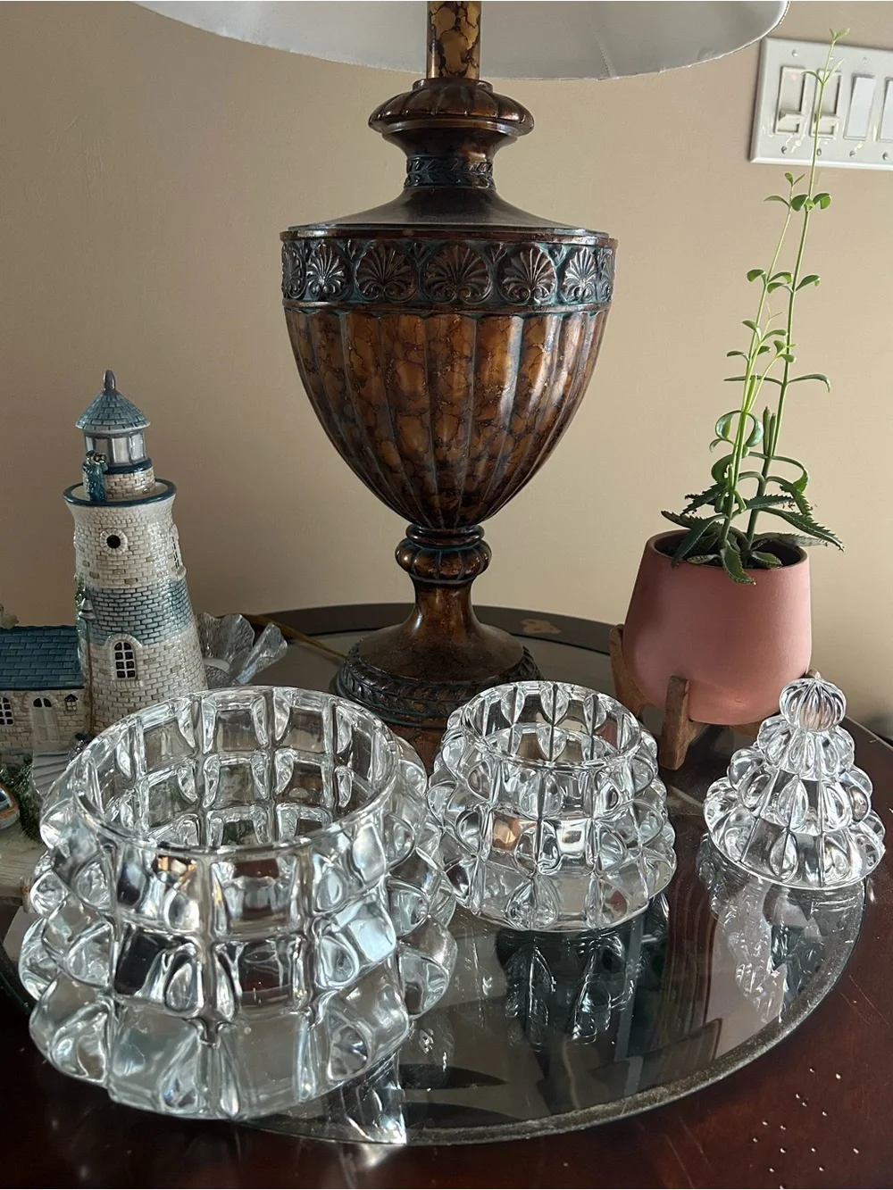 Holiday Crystal Candy Dish by Williams Sonoma *NEW